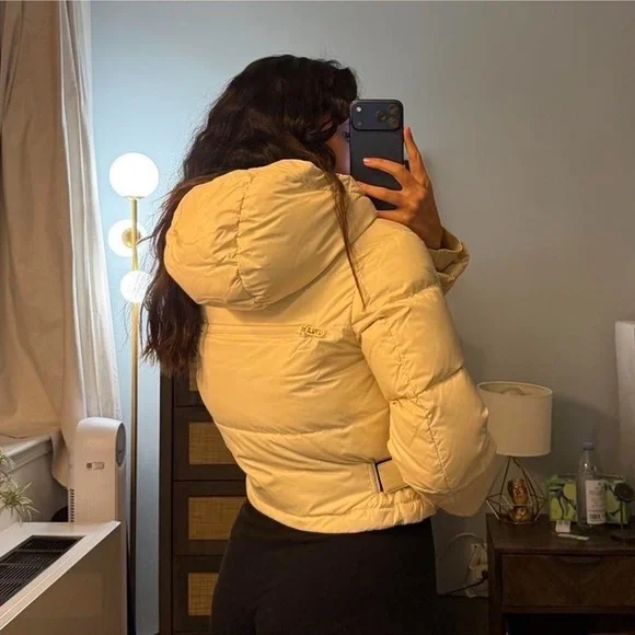 Fendi Cream Puffer Jacket